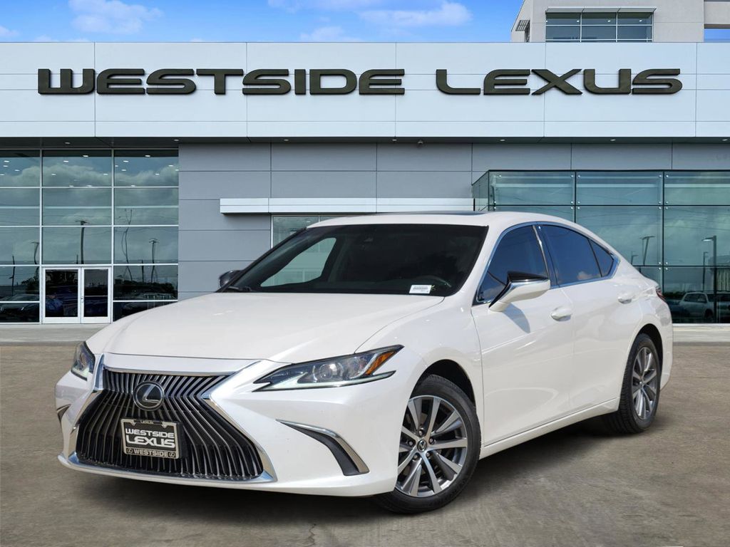 Eminent White Pearl 2021 Lexus ES 350 FWD Sedan Front-Wheel Drive 8-Speed Automatic