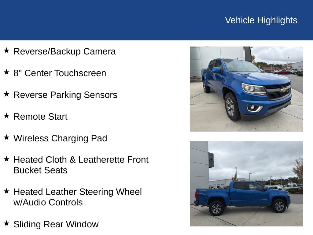 2020 Chevrolet Colorado 2WD Crew Cab Short Box Z71