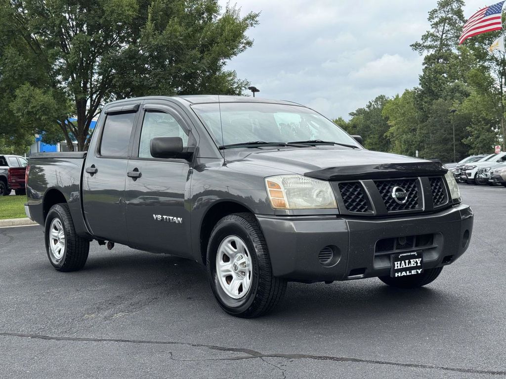 Silver (Smoke Metallic) 2006 Nissan Titan Pickup Truck Rear-Wheel Drive 5-Speed Automatic Overdrive