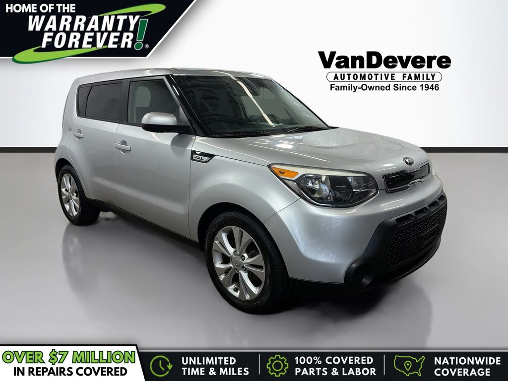 Bright Silver 2015 Kia Soul Wagon Front-Wheel Drive 6-Speed Automatic