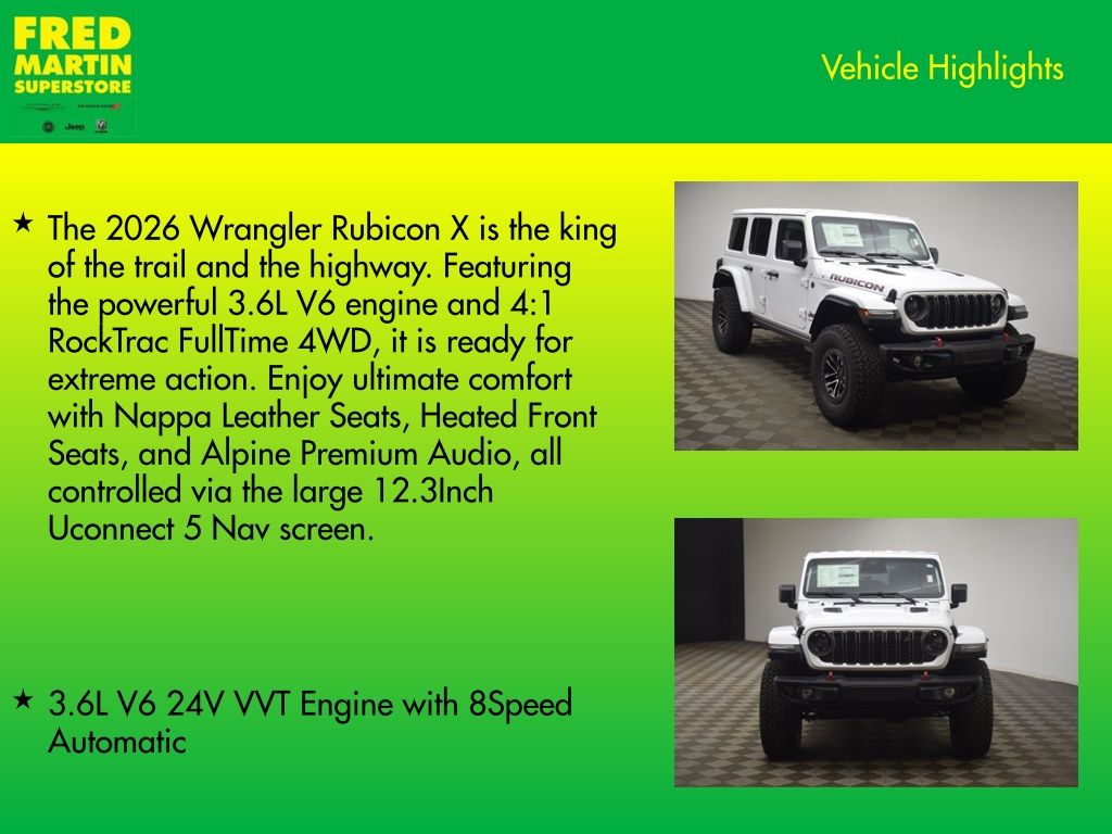 new 2026 Jeep Wrangler car, priced at $61,210