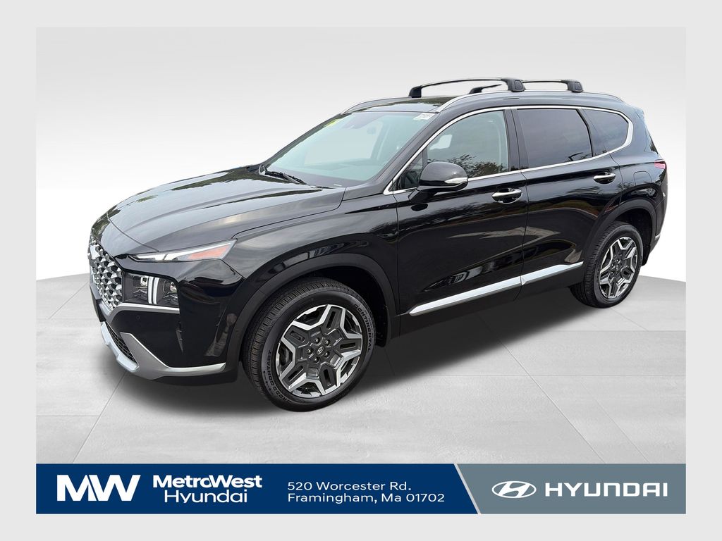 Black Noir Pearl 2023 Hyundai Santa Fe Hybrid Plug-In SUV / Crossover All-Wheel Drive 6-Speed Automatic