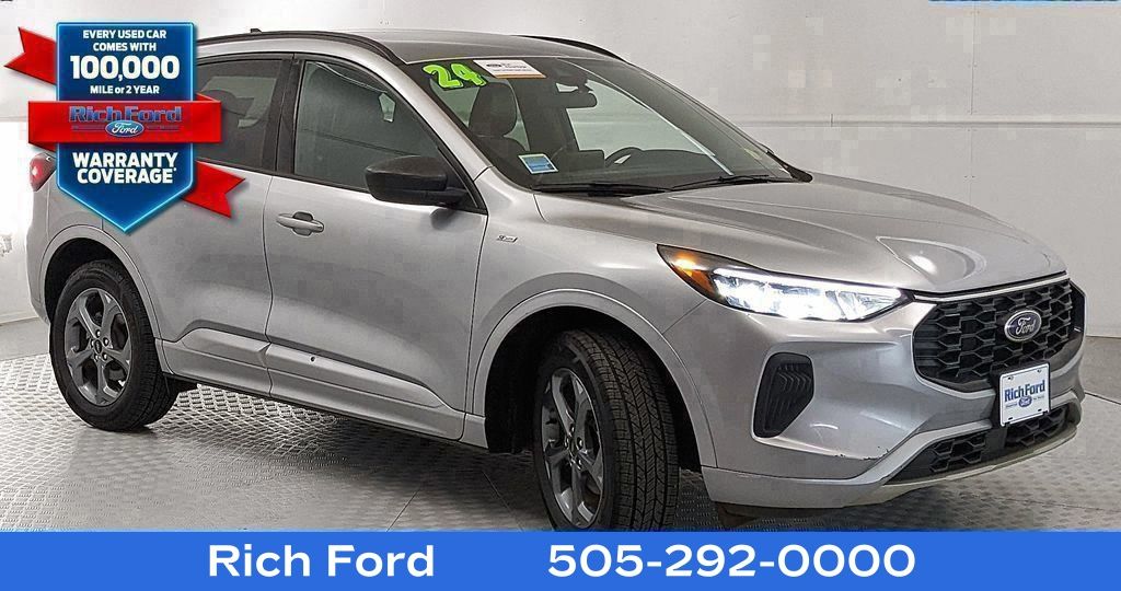 Silver Metallic 2024 Ford Escape ST-Line AWD SUV / Crossover All-Wheel Drive 8-Speed Automatic