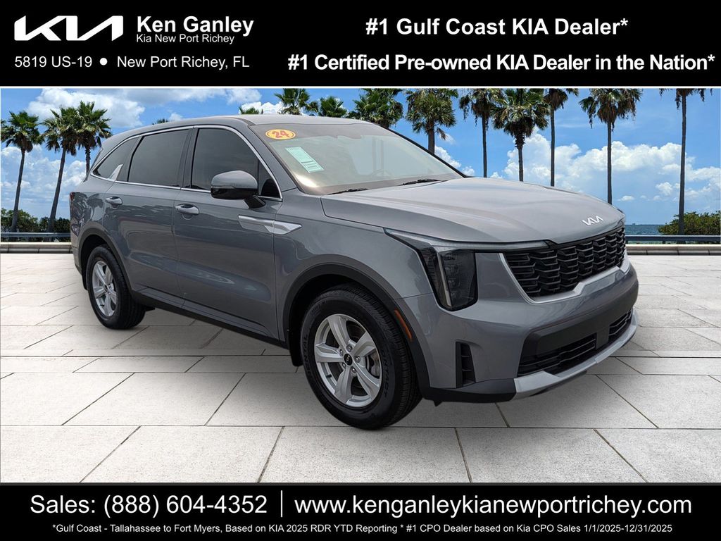 Everlasting Silver 2024 Kia Sorento SUV / Crossover Front-Wheel Drive 8-Speed Automatic