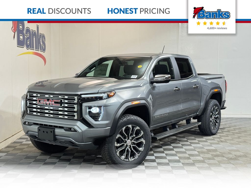 Sterling Metallic 2026 GMC Canyon Denali Crew Cab 4WD Pickup Truck Four-Wheel Drive 8-Speed Automatic