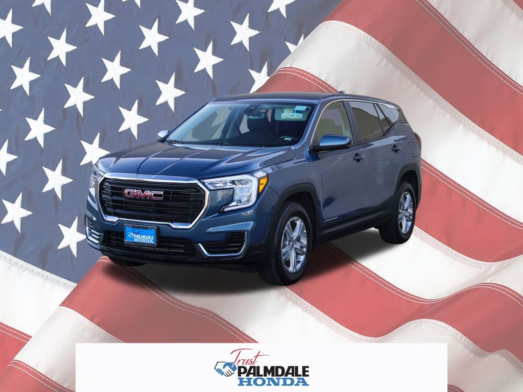 Downpour Metallic 2024 GMC Terrain SLE AWD SUV / Crossover All-Wheel Drive 9-Speed Automatic