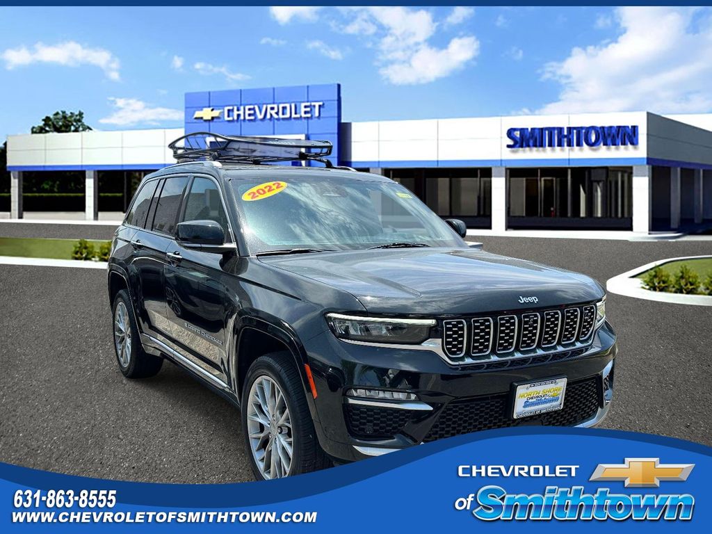 Diamond Black Crystal Pearlcoat 2022 Jeep Grand Cherokee 4xe Summit 4WD SUV / Crossover Four-Wheel Drive 8-Speed Automatic