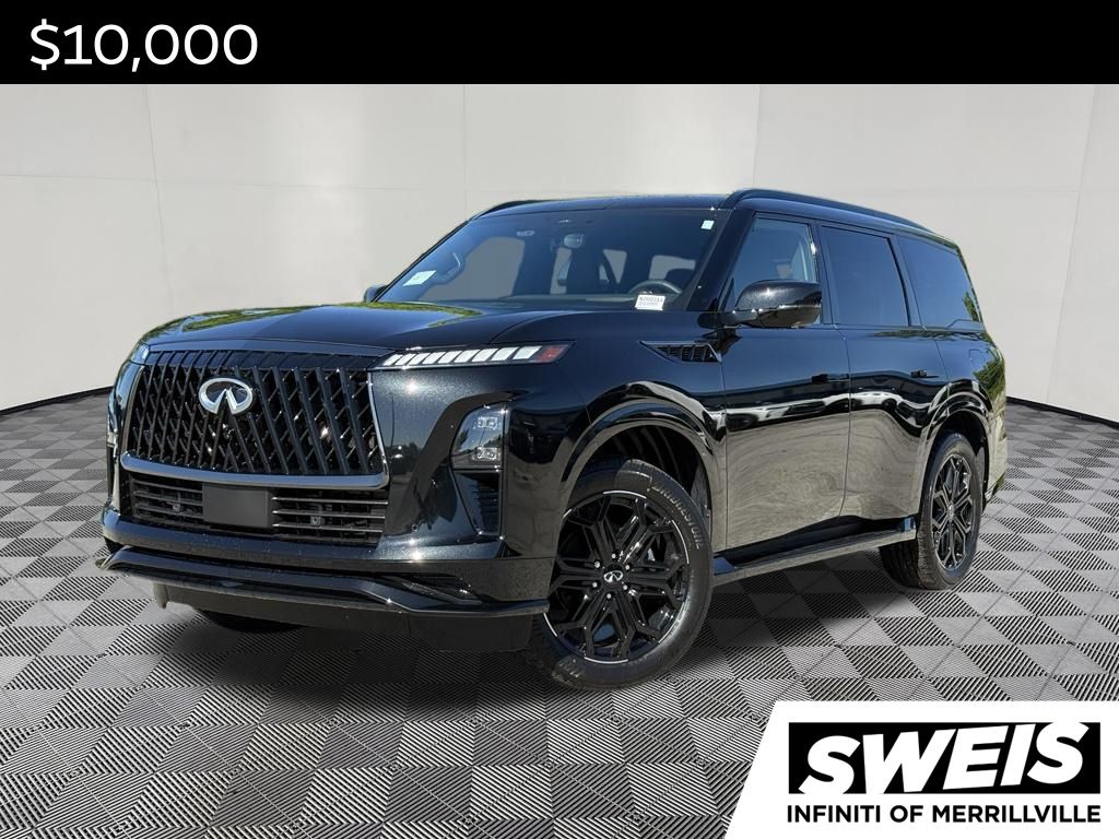 Mineral Black 2026 INFINITI QX80 SUV / Crossover All-Wheel Drive 9-Speed Automatic