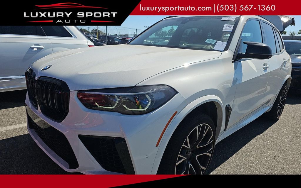 Alpine White 2022 BMW X5 M SUV / Crossover All-Wheel Drive 8-Speed Automatic