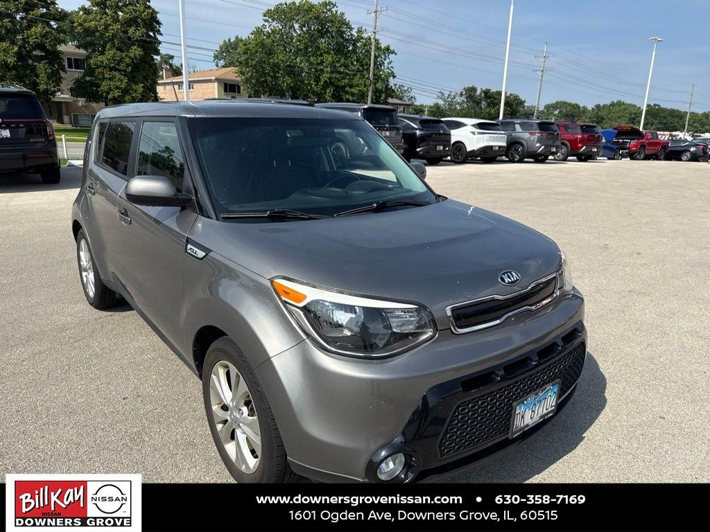 Titanium Gray 2016 Kia Soul Wagon Front-Wheel Drive 6-Speed Automatic