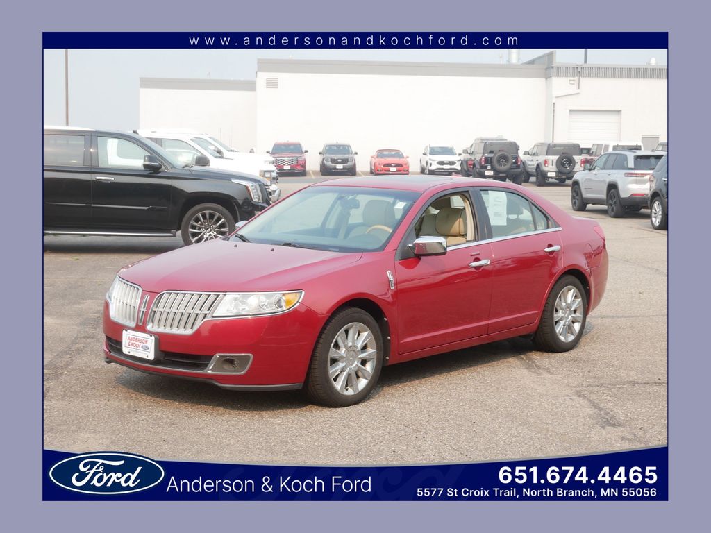 Red Candy Metallic w/Tinted Clearcoat 2011 Lincoln MKZ Sedan All-Wheel Drive 6-Speed Automatic