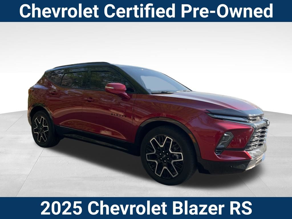 Radiant Red Tintcoat 2025 Chevrolet Blazer RS AWD SUV / Crossover All-Wheel Drive 9-Speed Automatic Overdrive