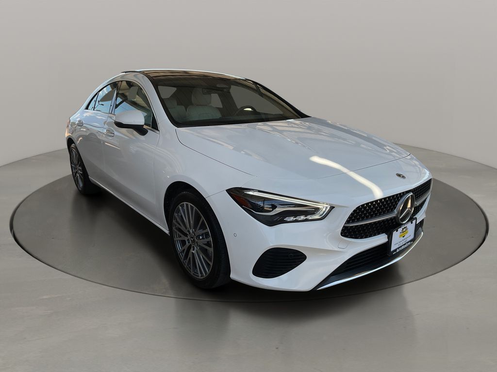 Polar White 2025 Mercedes-Benz CLA Coupe Front-Wheel Drive 8-Speed Dual Clutch
