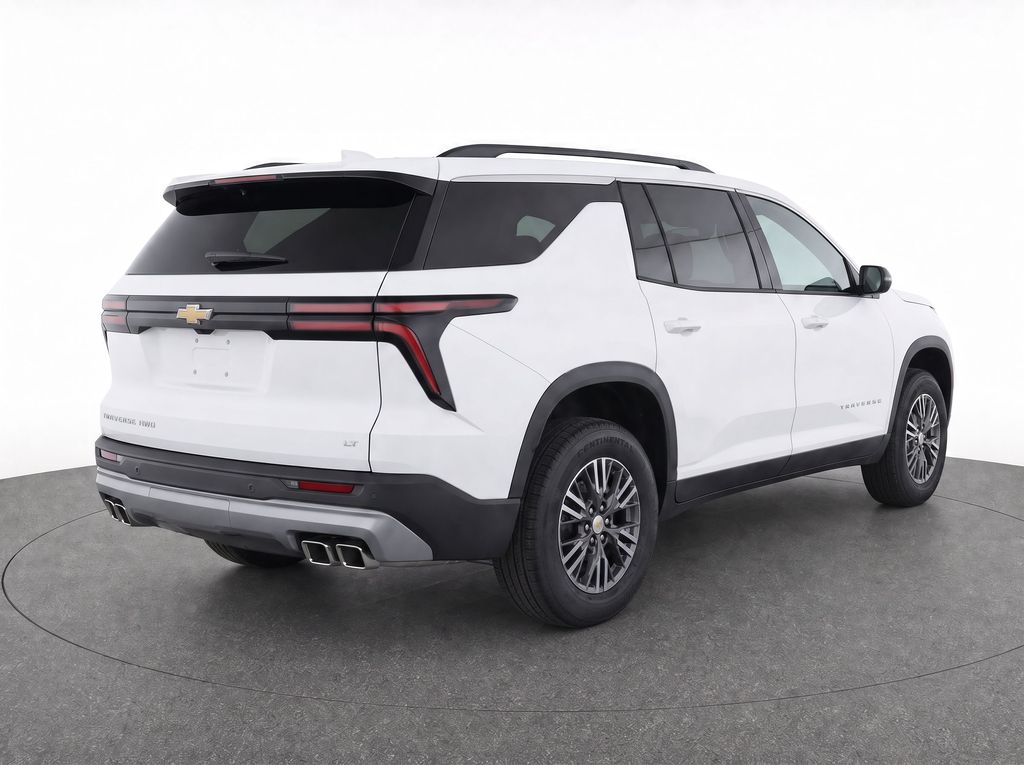 2024 Chevrolet Traverse LT White at Klick Lewis Buick Chevrolet