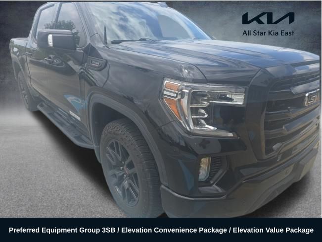 Onyx Black 2021 GMC Sierra 1500 Elevation Crew Cab 4WD Pickup Truck Four-Wheel Drive Automatic