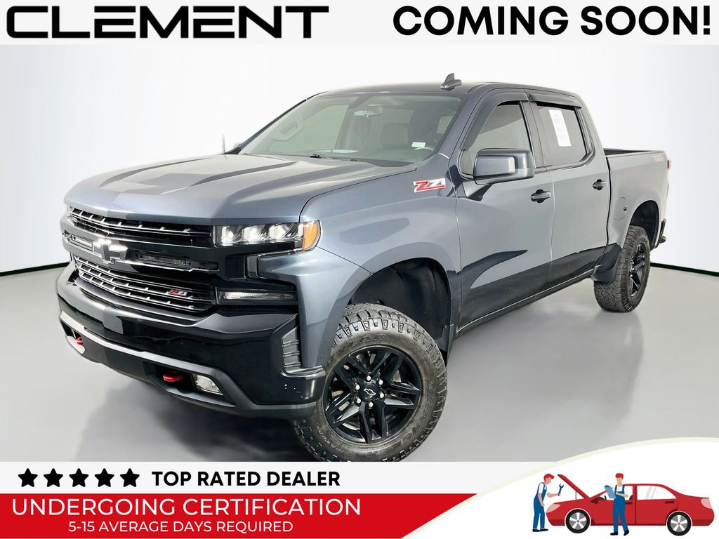 Shadow Gray Metallic 2021 Chevrolet Silverado 1500 Pickup Truck Four-Wheel Drive Automatic