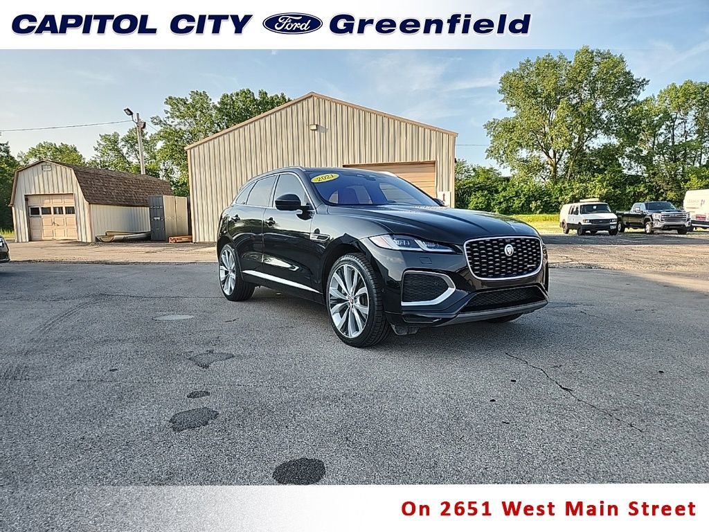 Santorini Black 2021 Jaguar F-PACE SUV / Crossover All-Wheel Drive 8-Speed Automatic