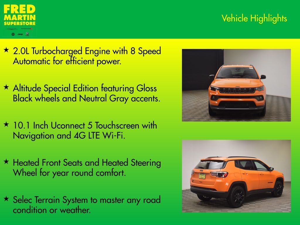 new 2026 Jeep Compass car, priced at $31,159