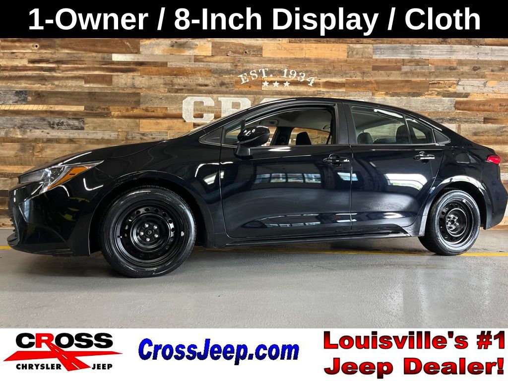Midnight Black Metallic 2024 Toyota Corolla Sedan Front-Wheel Drive Continuously Variable Transmission