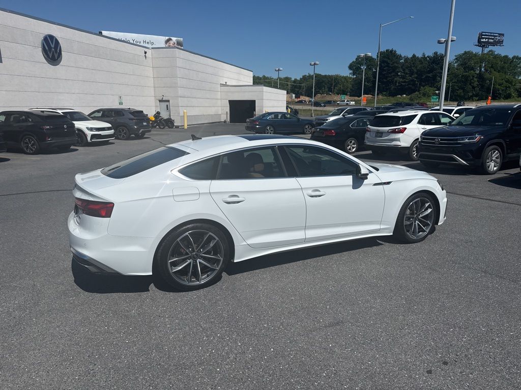 2023 Audi A5 Sportback 45 S line Premium Plus White at Audi Porsche Sewickley