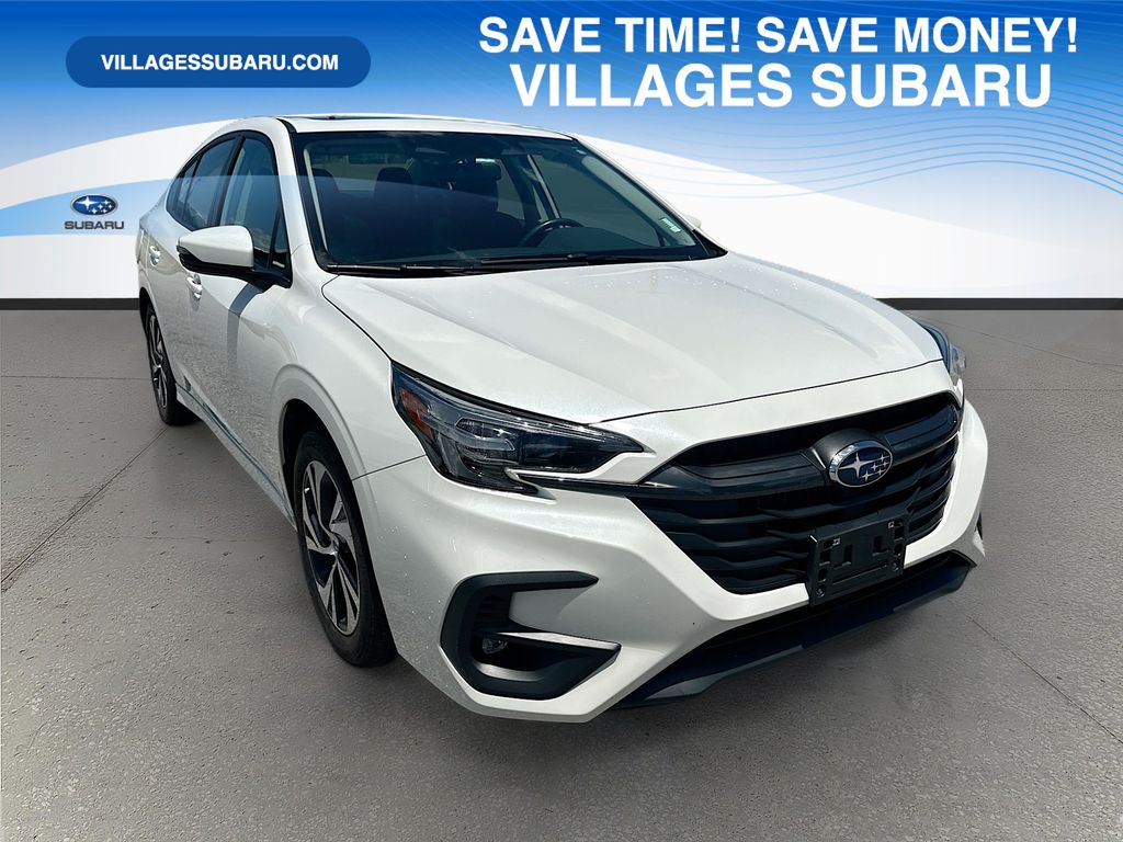 Crystal White Pearl 2023 Subaru Legacy Sedan All-Wheel Drive Continuously Variable Transmission