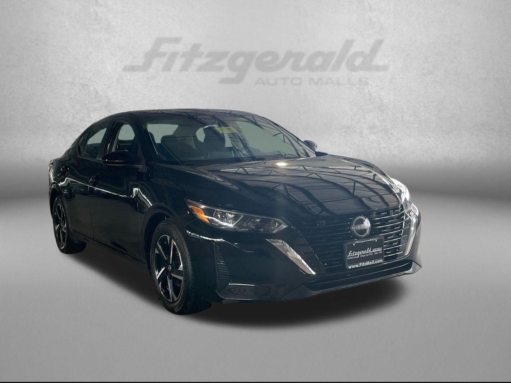Super Black 2024 Nissan Sentra Sedan Front-Wheel Drive Continuously Variable Transmission