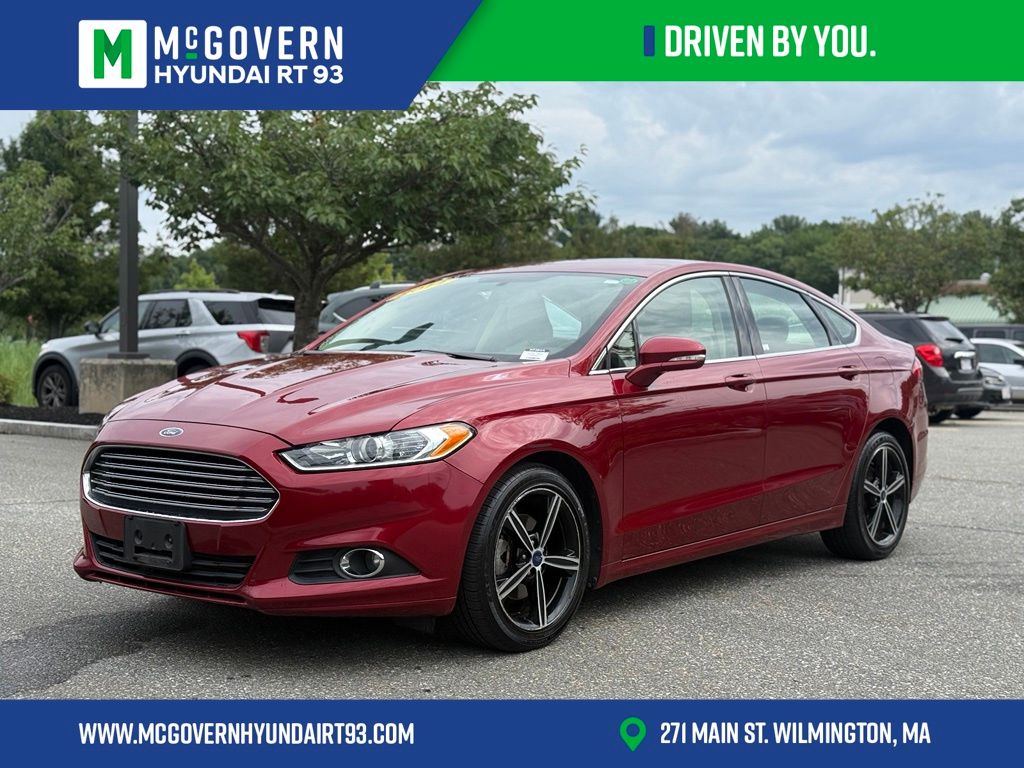 Ruby Red Metallic 2014 Ford Fusion Sedan Front-Wheel Drive 6-Speed Automatic