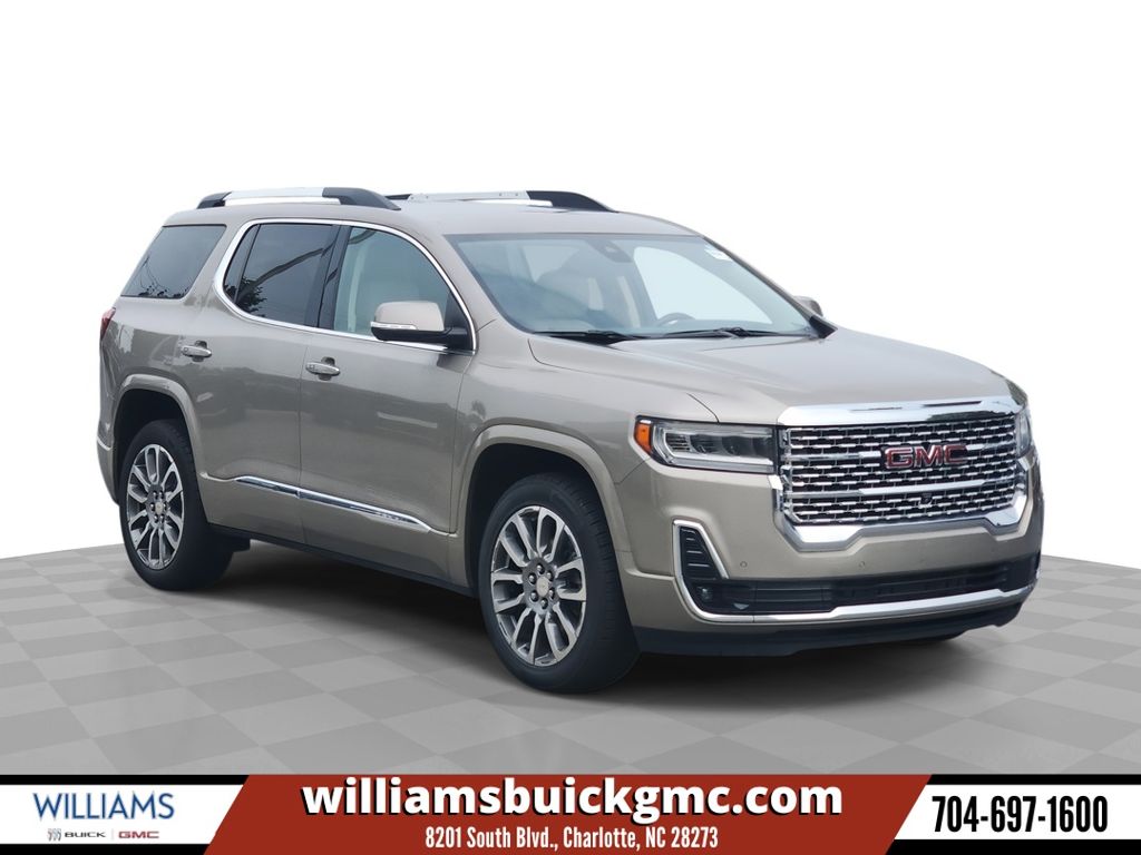 Light Stone Metallic 2022 GMC Acadia SUV / Crossover Four-Wheel Drive 9-Speed Automatic