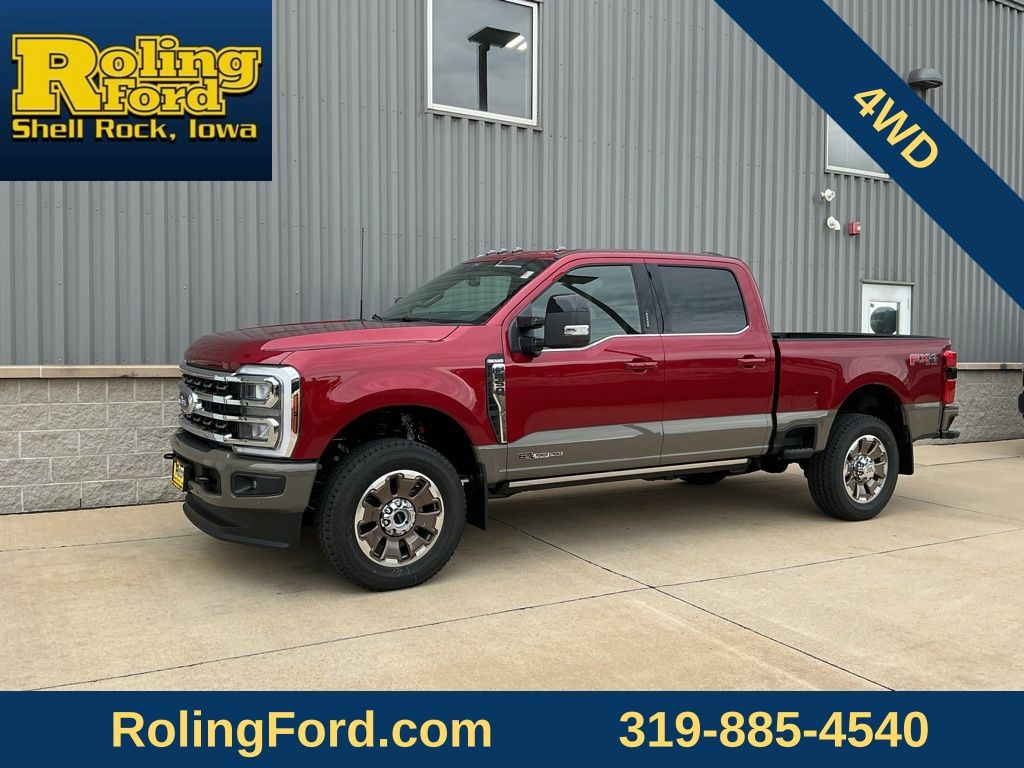 Ruby Red Metallic Tinted Clearcoat 2026 Ford F-350 Super Duty Pickup Truck Four-Wheel Drive Automatic