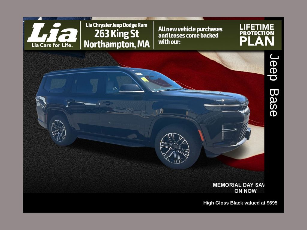 High Gloss Black 2026 Jeep Grand Wagoneer SUV / Crossover 8-Speed Automatic