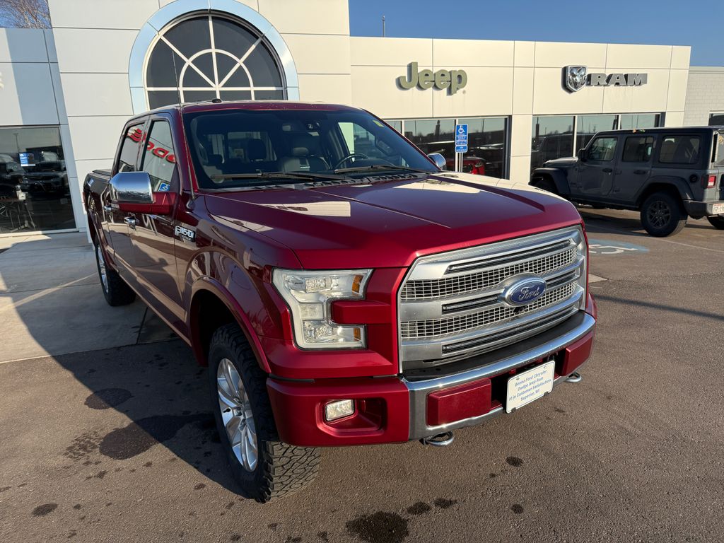 Used 2015 Red Ford Platinum image 2