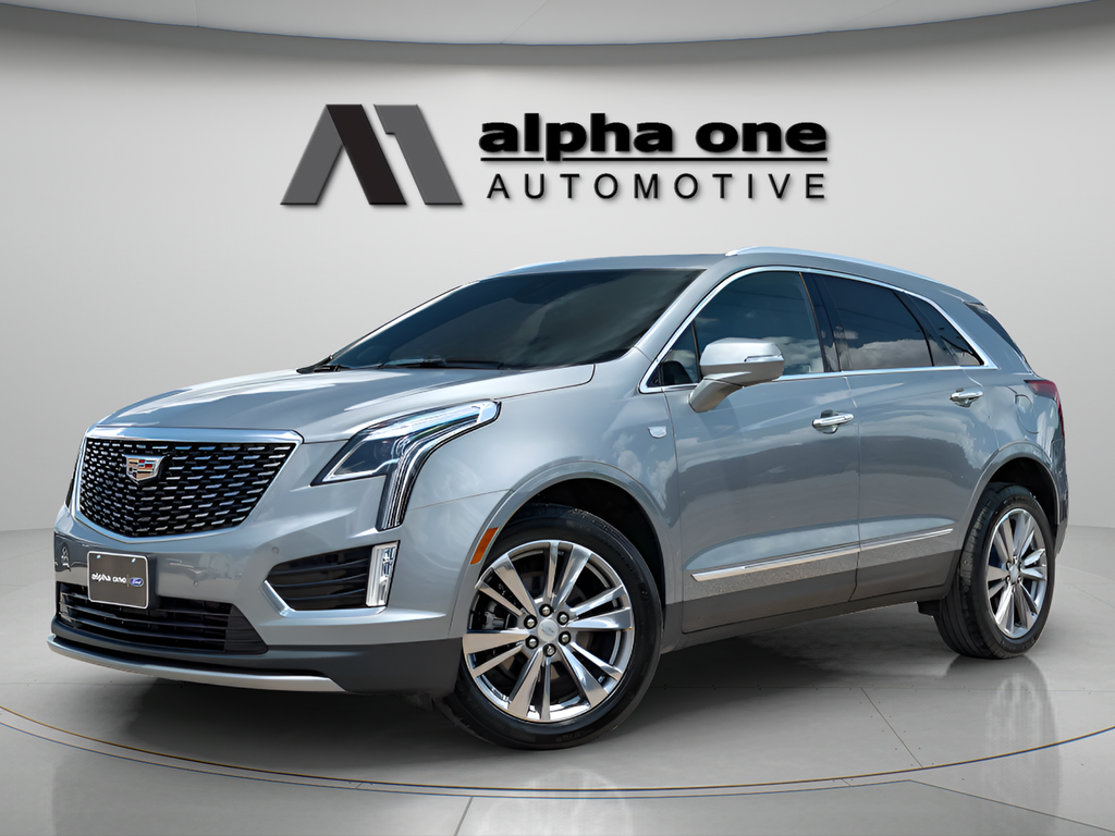 Argent Silver Metallic 2023 Cadillac XT5 SUV / Crossover Four-Wheel Drive 9-Speed Automatic
