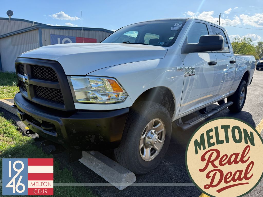Bright White Clearcoat 2017 RAM 3500 Tradesman Crew Cab 4WD Pickup Truck Four-Wheel Drive 6-Speed Automatic