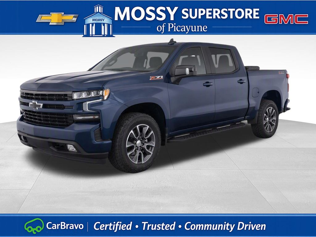 Northsky Blue Metallic 2022 Chevrolet Silverado 1500 Pickup Truck Four-Wheel Drive 8-Speed Automatic