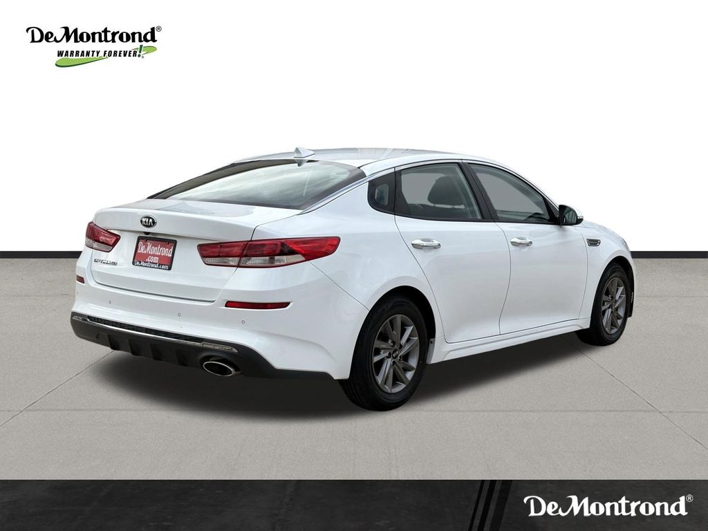 2020 Kia Optima LX White at DeMontrond Mazda
