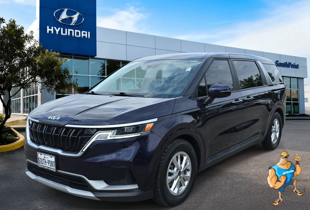 Deep Chroma Blue 2022 Kia Carnival LX FWD Minivan Front-Wheel Drive 8-Speed Automatic