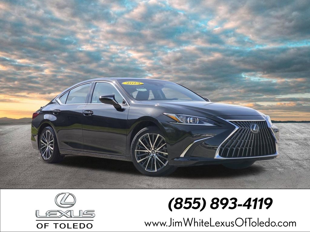 Black (Caviar) 2023 Lexus ES 350 Luxury FWD Sedan Front-Wheel Drive 8-Speed Automatic