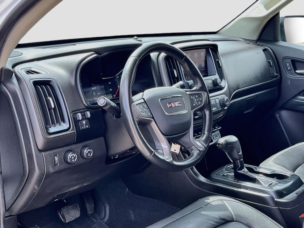 2021 GMC Canyon AT4 w/Leather White at AutoSavvy Houston Northwest