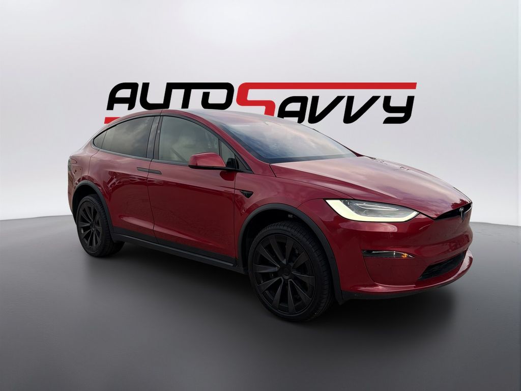 Used 2023 Red Tesla Plaid image 3