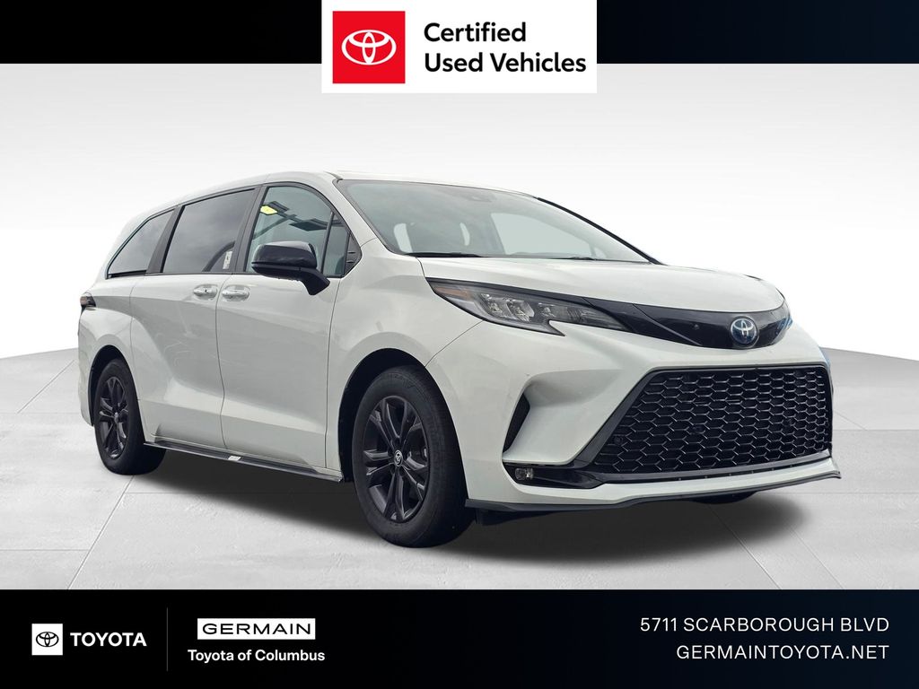 Ice 2025 Toyota Sienna Minivan All-Wheel Drive Continuously Variable Transmission