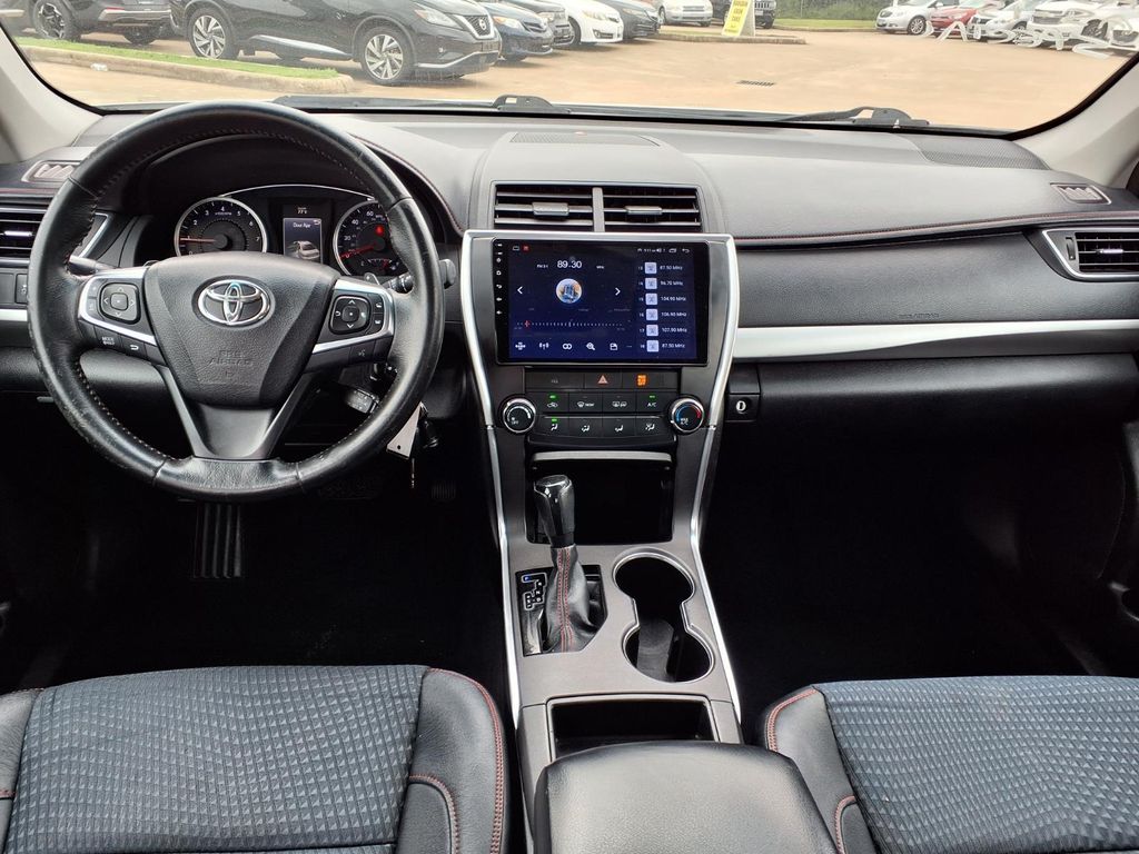 2015 Toyota Camry SE White at Gullo Toyota