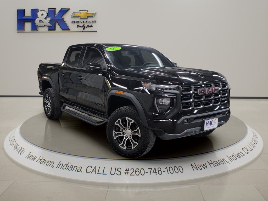 Onyx Black 2025 GMC Canyon Pickup Truck Four-Wheel Drive 8-Speed Automatic