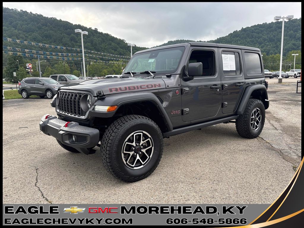 Gray (Granite Crystal Metallic Clearcoat) 2024 Jeep Wrangler SUV / Crossover Four-Wheel Drive 8-Speed Automatic