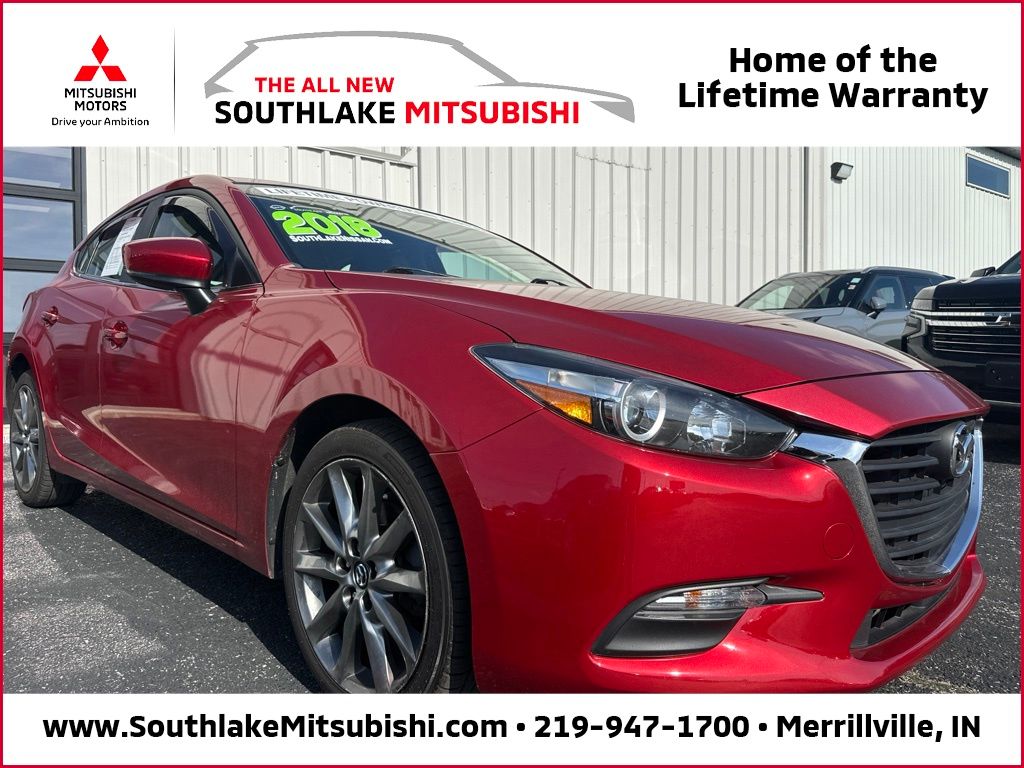 Soul Red Metallic 2018 Mazda MAZDA3 Hatchback Front-Wheel Drive 6-Speed Automatic