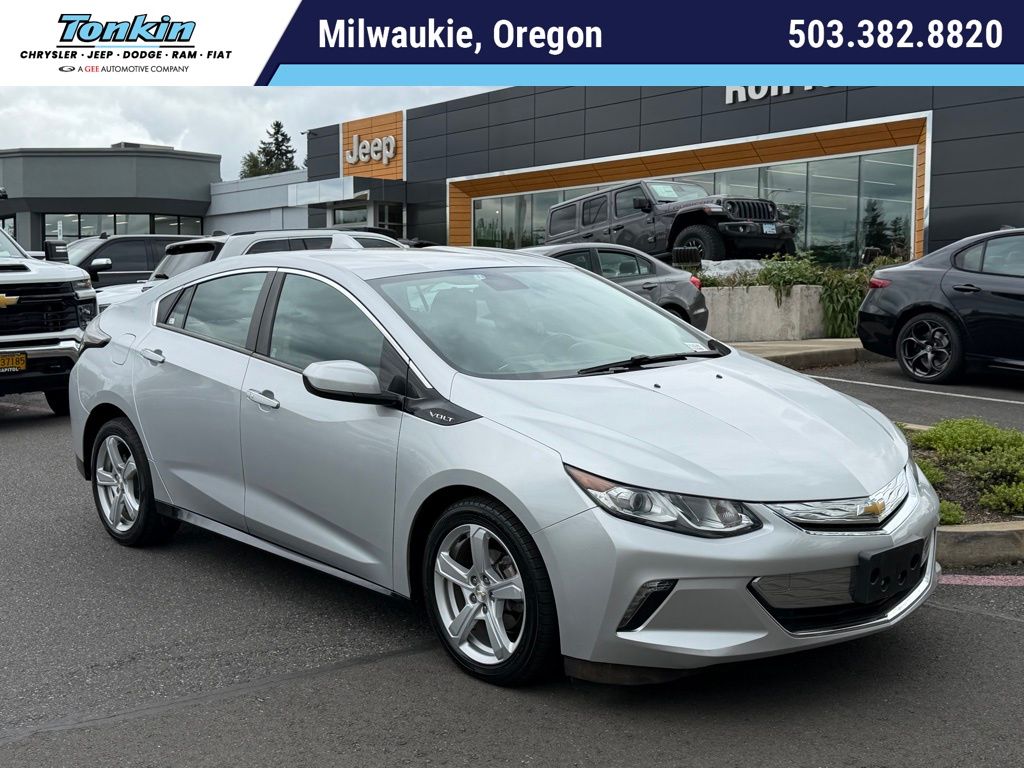 Silver Ice Metallic 2018 Chevrolet Volt LT FWD Hatchback Front-Wheel Drive 1-Speed Automatic