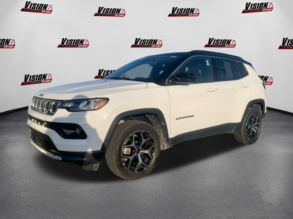 Bright White Clearcoat 2026 Jeep Compass Limited 4WD SUV / Crossover Four-Wheel Drive 8-Speed Automatic