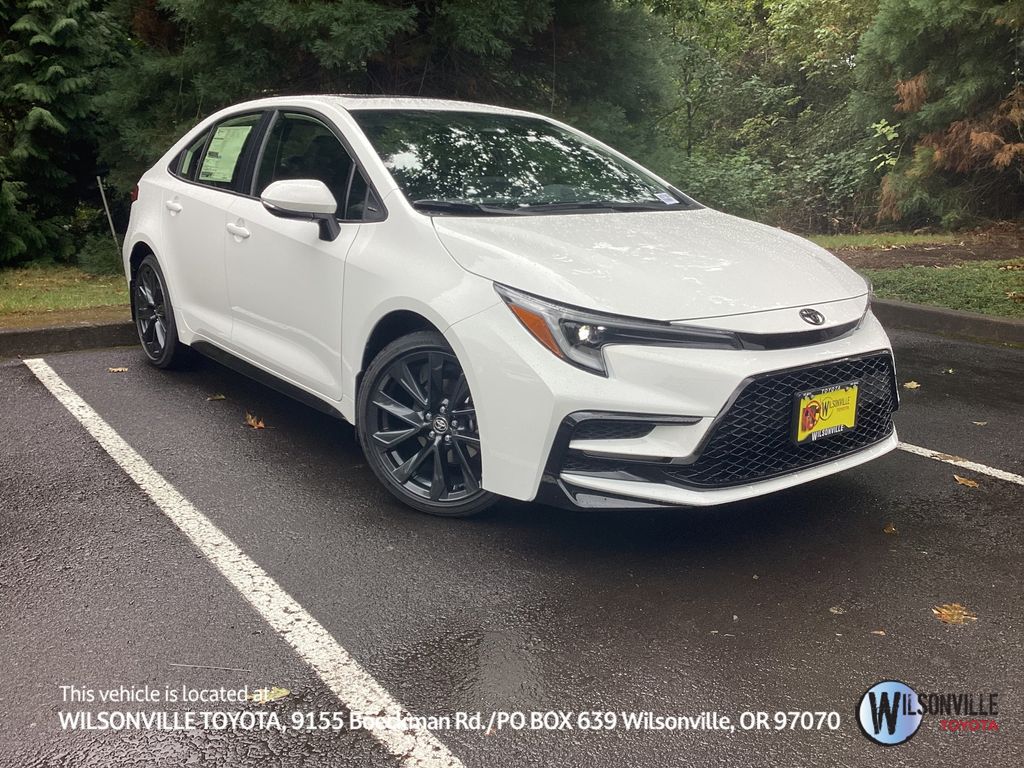 Ice 2026 Toyota Corolla Sedan Front-Wheel Drive Continuously Variable Transmission