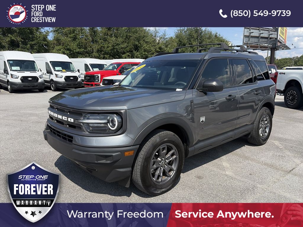 Carbonized Gray Metallic 2024 Ford Bronco Sport SUV / Crossover All-Wheel Drive 8-Speed Automatic