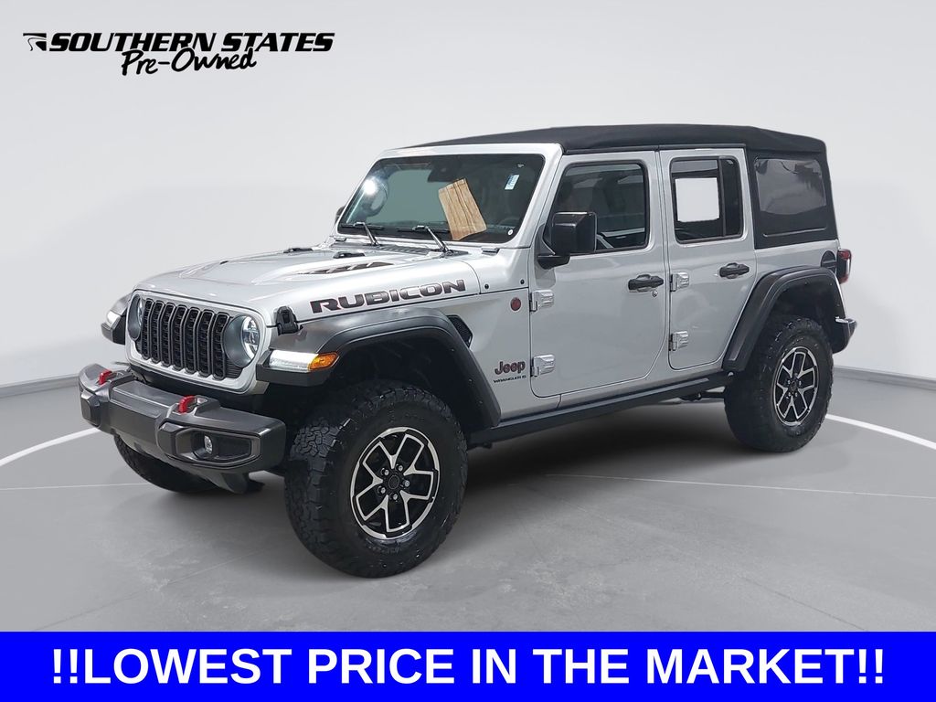 Silver Zynith Clearcoat 2024 Jeep Wrangler SUV / Crossover Four-Wheel Drive 8-Speed Automatic