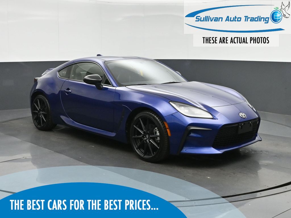 Blue 2024 Toyota GR86 Premium RWD Coupe Rear-Wheel Drive 6-Speed Manual